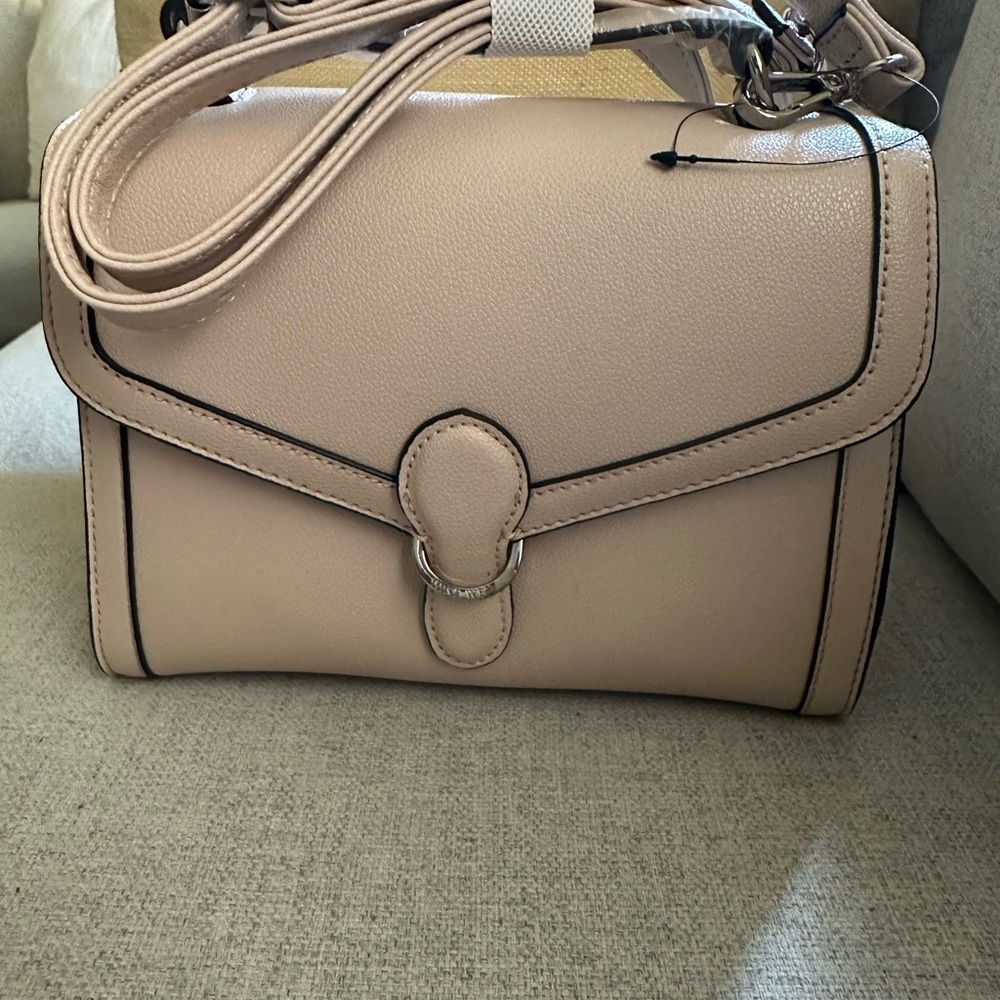 Nine West Paulson top handle nude purse crossbody
